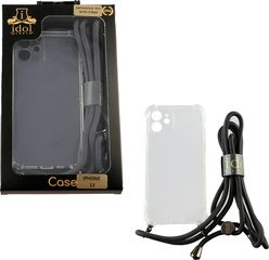 Idol 1991 Θηκη Iphone 12 6.1'' Antishock Air Tpu With Strap Full Camera Protection ΔΙΑΦΑΝΗ - (5205308317965)