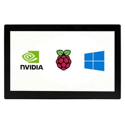 Pi Display 13.3 HDMI 1920x1080 IPS Capacitive Touchscreen with LCD Case V2