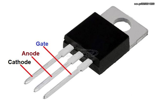 Bidirectional SCR/ thyristor BT139-800E TO-220