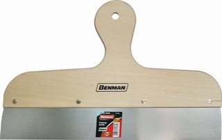 ΣΠΑΤΟΥΛΑ ΦΑΡΔΙΑ INOX 500x110mm ΞΥΛΙΝΗ ΧΕΙΡΟΛΑΒΗ BENMAN 70585