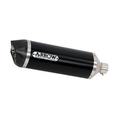 ARROW SLIP ON RACETECH ΤΕΛΙΚΟ ΜΑΥΡΟ ΑΛΟΥΜΙΝΙΟ ΜΕ CARBON END CAP ΓΙΑ ΕΡΓΟΣΤΑΣΙΑΚΟΥΣ ΛΑΙΜΟΥΣ APRILIA RSV 4 2009-2015