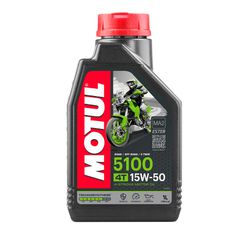 Motul 5100 4T Λάδι Μοτοσυκλέτας για Τετράχρονους Κινητήρες 15W-50 1lt
