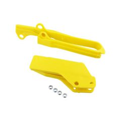 ΚΙΤ ΟΔΗΓΟΣ ΑΛΥΣΙΔΑΣ + ΓΛΥΣΙΕΡΑ ΨΑΛΙΔΙΟΥ RMZ250 10-11, RMZ450 07-17 ΚΙΤΡΙΝΟ | POLISPORT