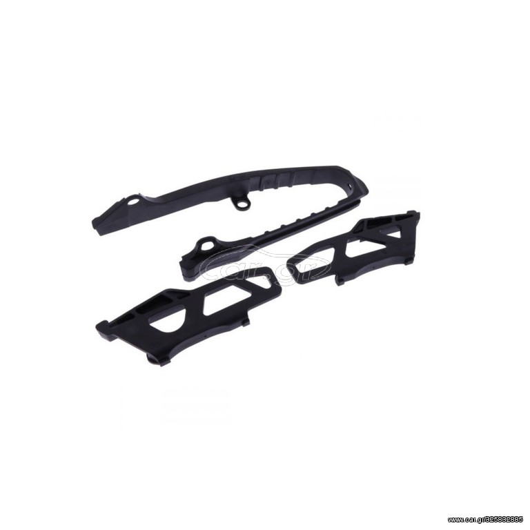 ΚΙΤ ΟΔΗΓΟΣ ΑΛΥΣΙΔΑΣ + ΓΛΥΣΙΕΡΑ ΨΑΛΙΔΙΟΥ KAWASAKI KXF450 19-21 ΜΑΥΡΟ | POLISPORT