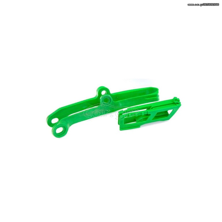 ΚΙΤ ΟΔΗΓΟΣ ΑΛΥΣΙΔΑΣ + ΓΛΥΣΙΕΡΑ ΨΑΛΙΔΙΟΥ KAWASAKI KXF450 19-21 ΠΡΑΣΙΝΟ | POLISPORT