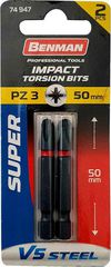 ΜΥΤΗ ΡZ3x50mm 2 ΤΕΜΑΧΙΑ BENMAN 74947