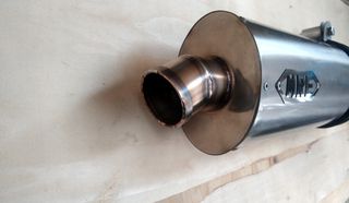 Χειροποίητη εξάτμιση MRE οβάλ  Yamaha XT 600E-thumb-1