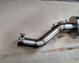 Χειροποίητη εξάτμιση MRE οβάλ  Yamaha XT 600E-thumb-3