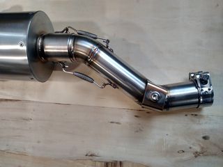 Χειροποίητη εξάτμιση MRE οβάλ  Yamaha XT 600E-thumb-2