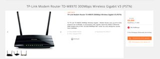 Router TP-LINK td w8970 (Αποστολή εντός Ελλάδας)