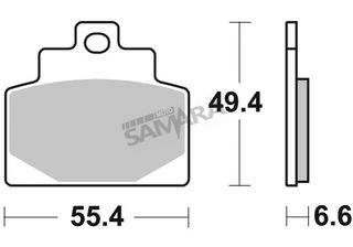 Τακάκια εμπρός για PIAGGIO MP3 300/500 SBS SET