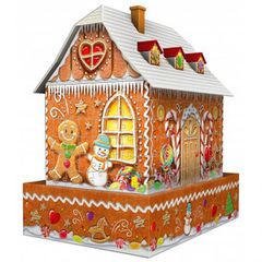 Ravensburger 3D Puzzle Midi: Gingerbread House Night Edition (216pcs) (11237)