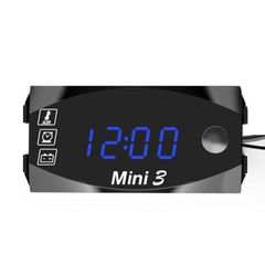 MINI 3 Βολτόμετρο-Θερμοκρασία-Ρολόι 