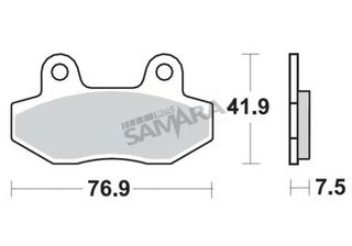 Τακάκια εμπρός-πίσω για DAYTONA SPRINTER 125 SBS SET
