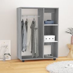 Ντουλάπα Γκρι Sonoma 80 x 40 x 110 εκ. από Επεξεργασμένο Ξύλο 815979