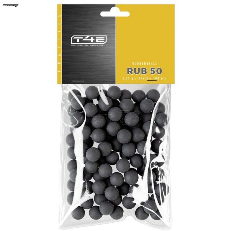 Βλήματα T4E Practice RUBBERBALLS Cal.50 (100 τμχ)
