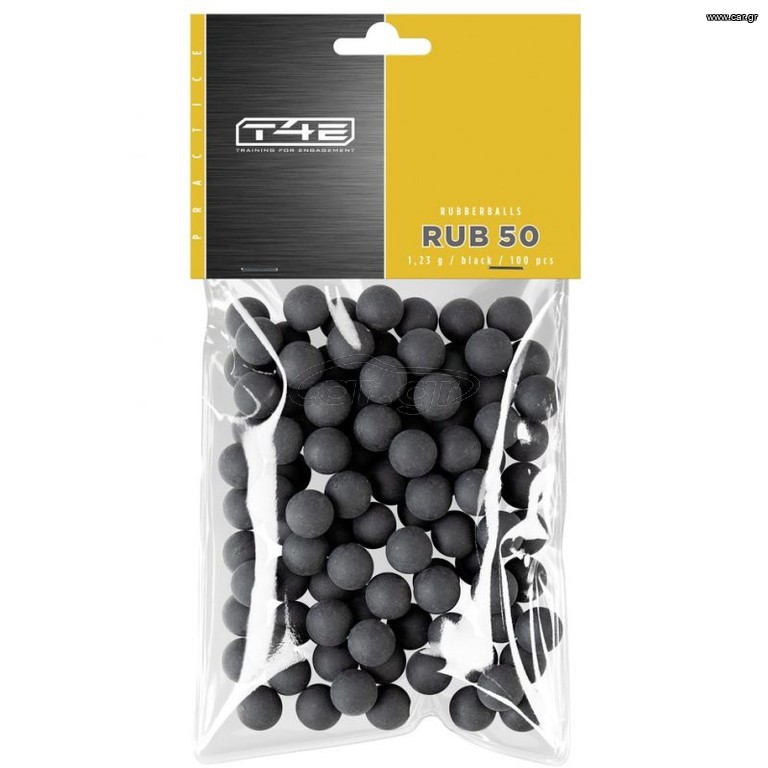 Βλήματα T4E Practice RUBBERBALLS Cal.50 (100 τμχ)