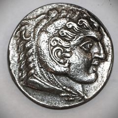 Συλλεκτικό νόμισμα Πύρρος Βασιλιας της Ηπείρου,  καθαρό Ασήμι 995 πιστό αντίγραφο