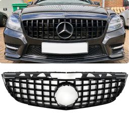 ΜΑΣΚΑ ΕΜΠΡΟΣ´ Front Grille Mercedes CLS W218 C118 (2011-2014) X218 Shooting Brake (2012-2014) GT-R Panamericana Design Piano Black