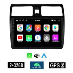 KIROSIWA 2+32GB SUZUKI SWIFT (2005 - 2011) Android οθόνη αυτοκίνητου 2GB με GPS WI-FI (ηχοσύστημα αφής 10" ιντσών OEM Youtube Playstore MP3 USB Radio Bluetooth Mirrorlink εργοστασιακή, 4x60W) CR-38197