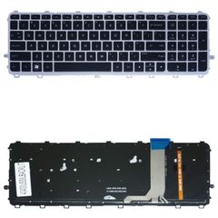 Πληκτρολόγιο Laptop HP 15-J 15T-J 15Z-J 17-J 17-J100 17T-J 17Z-J 720245-001 M7-J V140626A 720242-001 6037B0082601 US SILVER (Κωδ. 40400USSILBACKLIT)