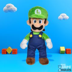 Super Mario - Luigi Λούτρινη Φιγούρα (30 cm)