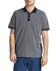 Jack & Jones Ανδρική Βαμβακερή Μπλούζα Polo "BLUWIN" Ραφ Slim Fit (12169064) (100% Βαμβάκι)