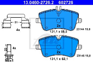 ΣΕΤ ΔΙΣΚΟΦΡΕΝΑ MB C203 ΕΜΠΡ. για Mercedes-Benz C-Class SW S203