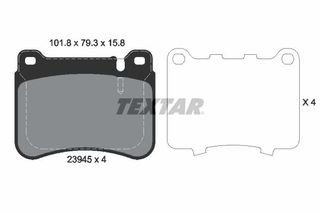 ΣΕΤ ΔΙΣΚΟΦΡΕΝΑ MB για Mercedes-Benz C-Class W203