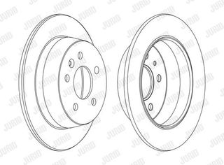 ΔΙΣΚΟΠΛΑΚΑ ΜΒ 6384230112 για Mercedes-Benz Vito Van 638