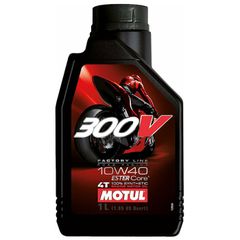 Motul 300V Factory Line Road Racing Συνθετικό Λάδι Μοτοσυκλέτας για Τετράχρονους Κινητήρες 10W-40 1lt