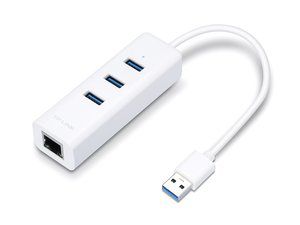 TP-LINK Αντάπτορας USB 3.0 Hub & Gigabit, 3 Port, 18.5cm , v2