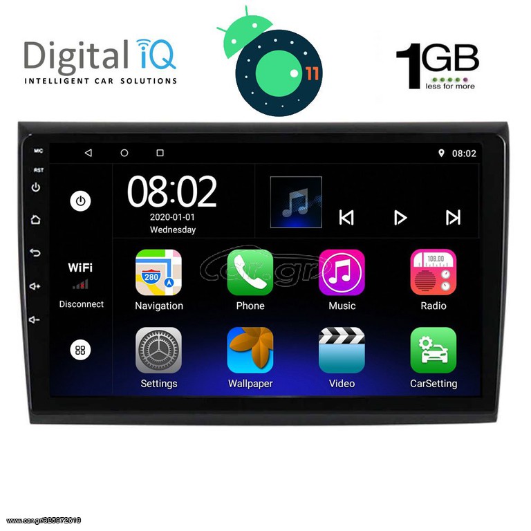 TABLET OEM FIAT BRAVO  mod. 2007> ANDROID 11  R | Fast Loading 8sec