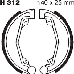 ΣΕΤ ΣΙΑΓΩΝΕΣ ΦΡΕΝΟΥ ΕΜΠΡΟΣ CM200, XL250/500, XR250 GF1175 (H312) | NEWFREN