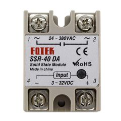 SSR-40DA SSR Solid State Relay Module 40A Input 3-32VDC - 24-380VAC