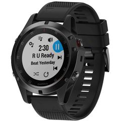 Λουράκι σιλικόνης 26mm για Garmin Fenix 5x 6x 7X Fits All 26mm - Black