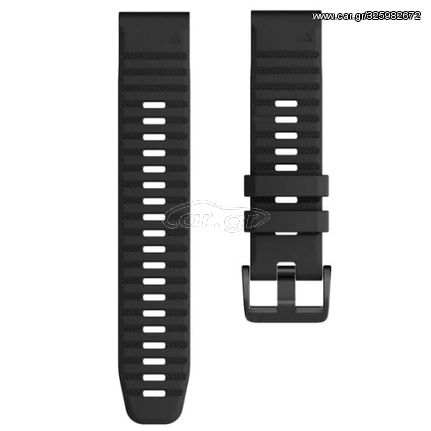 Λουράκι σιλικόνης 26mm για Garmin Fenix 5x 6x 7X  Fits All 26mm - Black