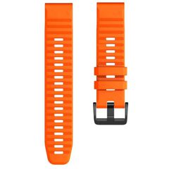 Λουράκι σιλικόνης 26mm για Garmin Fenix 5x 6x 7X Fits All 26mm - Orange