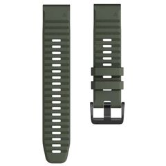 Λουράκι σιλικόνης 26mm για Garmin Fenix 5x 6x 7X Fits All 26mm - Army Green