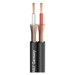 SOMMER CABLE Onyx 2025 BK Unbalanced Twins Patch Cables/PER METER - SOMMER