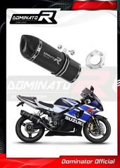 Εξάτμιση Τελικό Dominator HP1 Black S.Steel/Carbon End Suzuki GSXR 1000 K1-K4 2001-2004 Με Σιγαστήρα