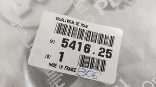 ΤΑΣΙ ΤΡΟΧΟΥ PEUGEOT 13'' ΓΝΗΣΙΟ ΚΑΙΝΟΥΡΓΙΟ ΚΩΔ: 541625 ,  9611081430 .-thumb-4