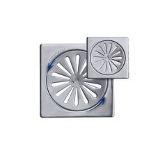 Σχάρα δαπέδου VIOSPIRAL 15-1365 INOX ασφαλείας τετράγωνη 12X12