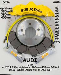 φρενα AUDI DTM RSS6m MONOBLOCK YELLOW+RED 6p 350-405 A1-A3-A4-A5-A6-S1-S3-S4-S5-Q2-Q3-Q5-TT-TTS RACE CALIPERS 6 pistons DTM ΕΞΑΠΙΣΤΟΝΑ BRAKE KIT ALL MODELS