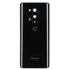 Καπάκι Μπαταρίας OnePlus 8 Pro Onyx Black με Camera Holder (Original)