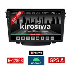 KIROSIWA 6+128GB HYUNDAI i30 (2012-2017) Android οθόνη αυτοκίνητου 6GB με GPS WI-FI (ηχοσύστημα αφής 9" ιντσών OEM Youtube Playstore MP3 USB Radio Bluetooth Mirrorlink DSP Apple Carplay Android Auto 4
