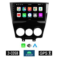 KIROSIWA 2+32GB MAZDA RX-8 (μετά το 2008) Android οθόνη αυτοκίνητου 2GB με GPS WI-FI (ηχοσύστημα αφής 9" ιντσών OEM Youtube Playstore MP3 USB Radio Bluetooth Mirrorlink εργοστασιακή 4x60W, AUX) RS-548