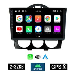 KIROSIWA 2+32GB MAZDA RX-8 (2001 - 2008) Android οθόνη αυτοκίνητου 2GB με GPS WI-FI (ηχοσύστημα αφής 9" ιντσών OEM Youtube Playstore MP3 USB Radio Bluetooth Mirrorlink εργοστασιακή 4x60W, AUX) RS-452