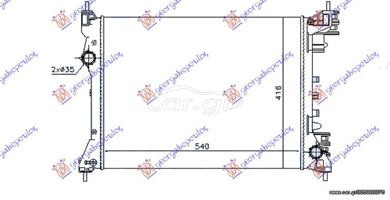 Ψυγείο Νερού Fiat Doblo 09-15