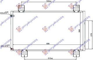 Ψυγείο Κλιματιστικού (A/C) Honda Accord 08-15